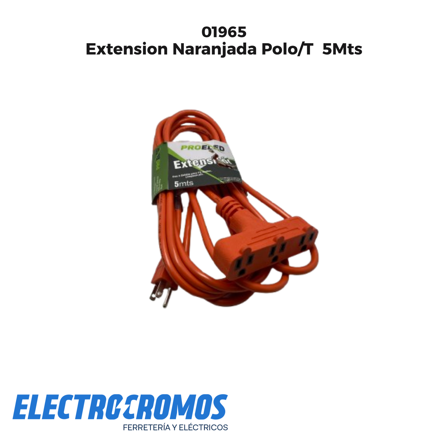 Extension Naranjada Polo/T Osblack/Proeled 5Mts