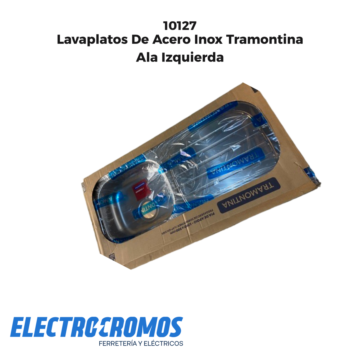 Lavaplatos De Acero Inox Tramontina Ala Izquierda