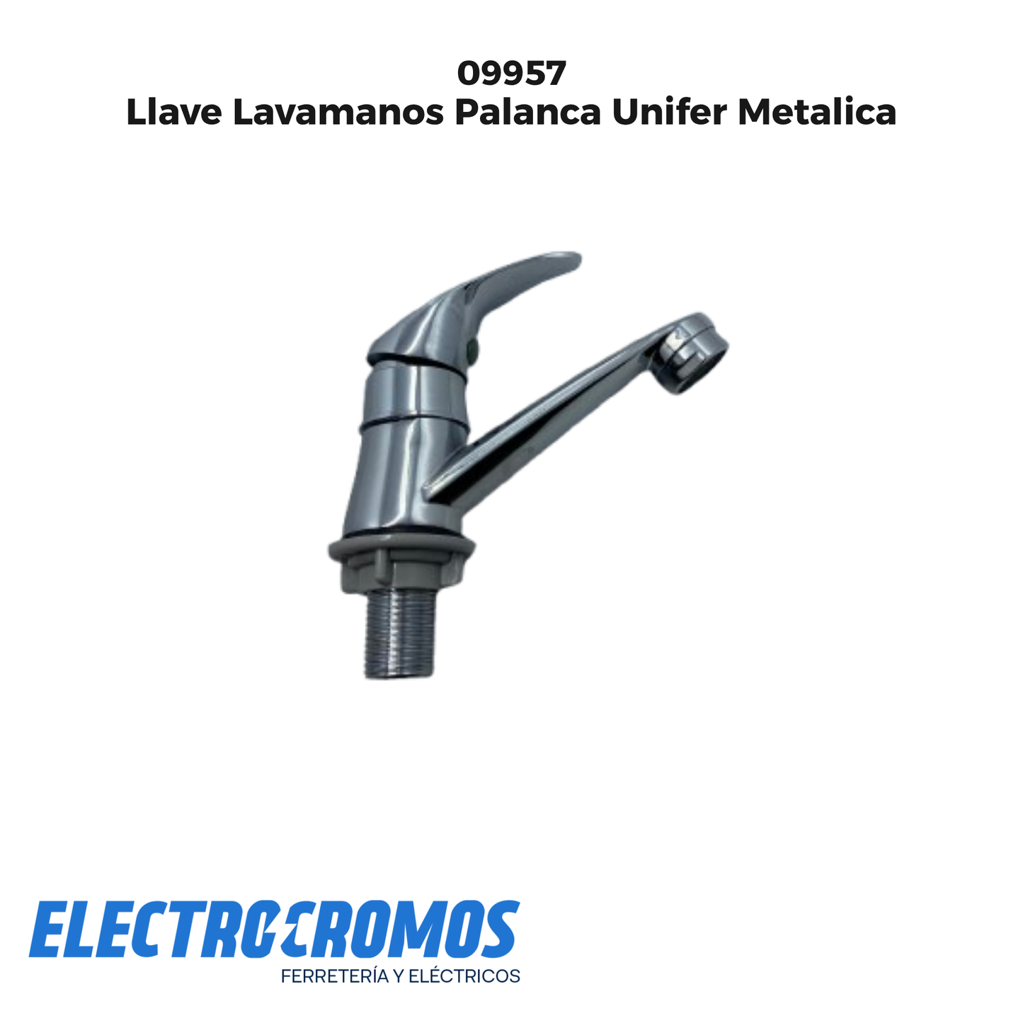 Llave Lavamanos Palanca Unifer Metalica