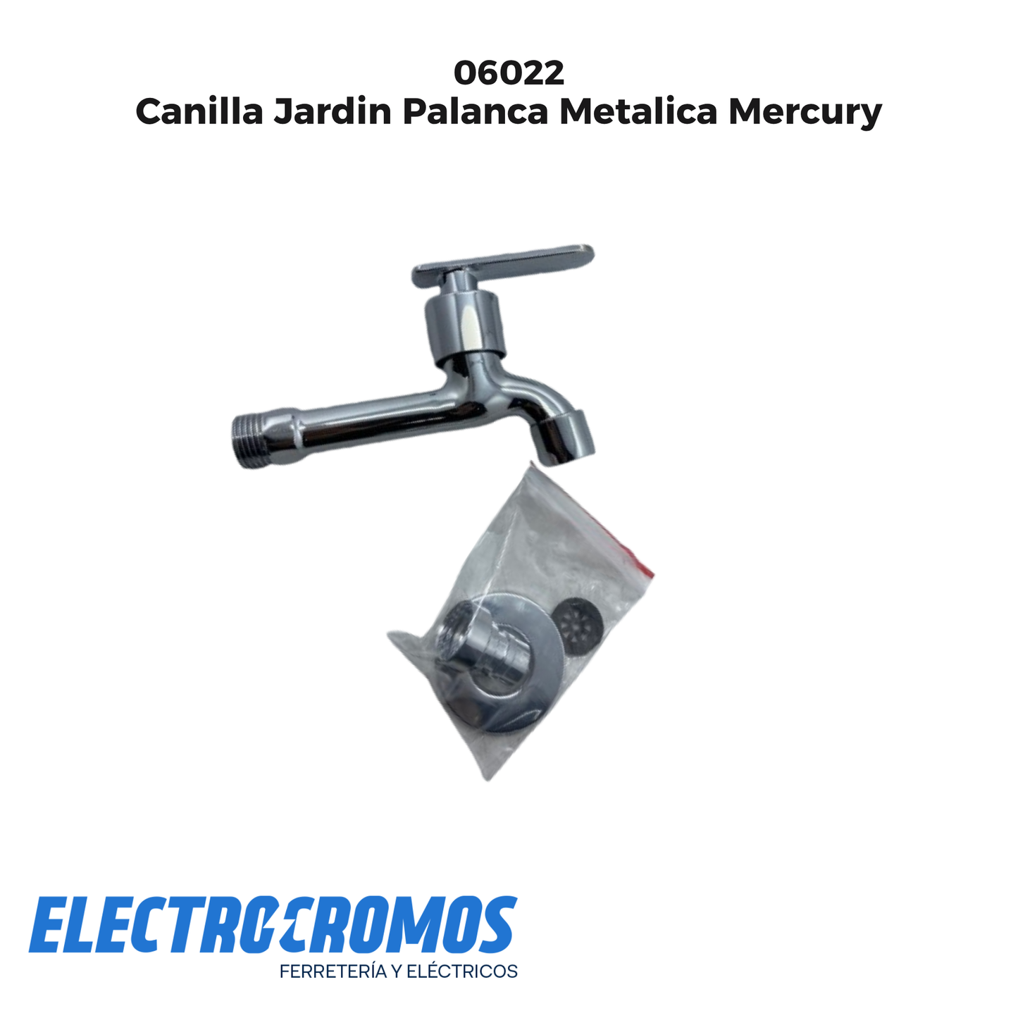 Canilla Jardin Palanca Metalica Mercury