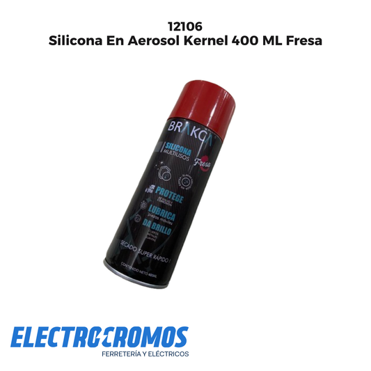 Silicona En Aerosol Kernel 400 ML Fresa