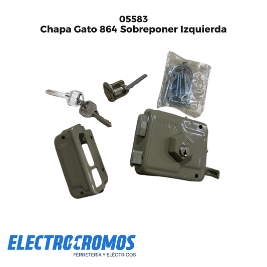 Chapa Gato 864 Sobreponer Izquierda