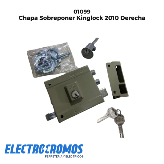 Chapa Sobreponer Kinglock 2010 Derecha