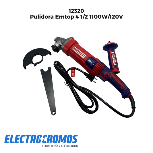 Pulidora Emtop 4 1/2 1100W/120V