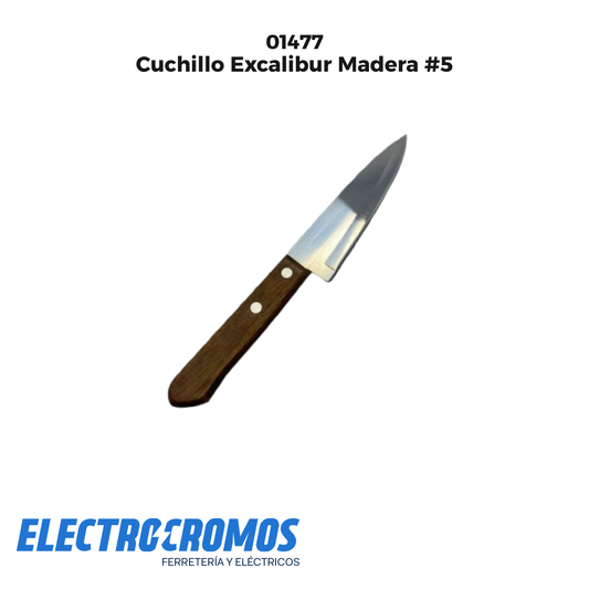 Cuchillo Excalibur Madera #5