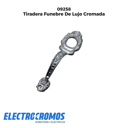 Tiradera Funebre De Lujo Cromada