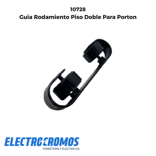Guia Rodamiento De Piso Doble Para Porton