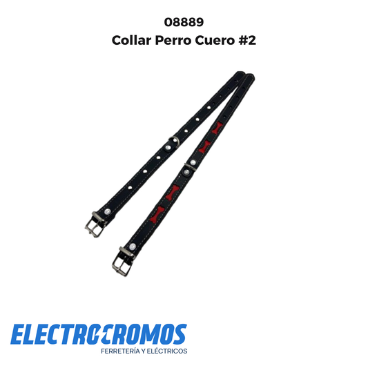 Collar Perro Cuero #2
