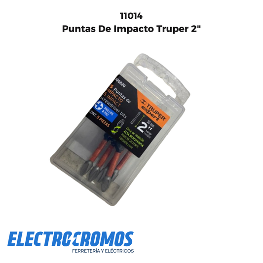 Puntas De Impacto Truper 2"