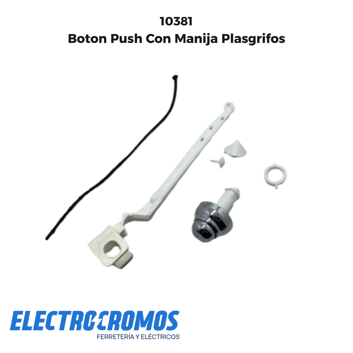 Boton Push Con Manija Plasgrifos