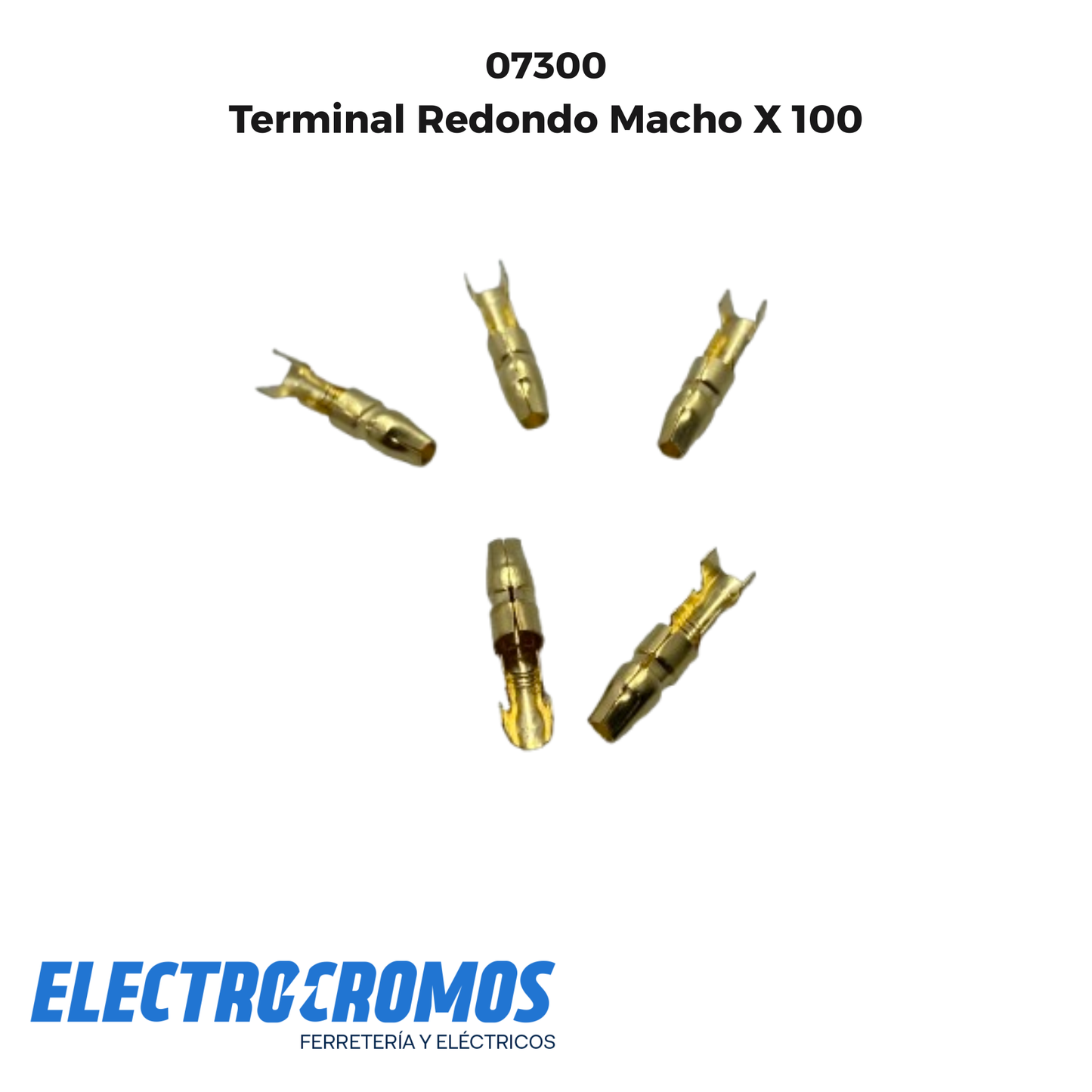 Terminal Redondo Macho X 100