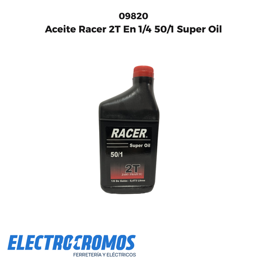 Aceite Racer 2T En 1/4 50/1 Super Oil
