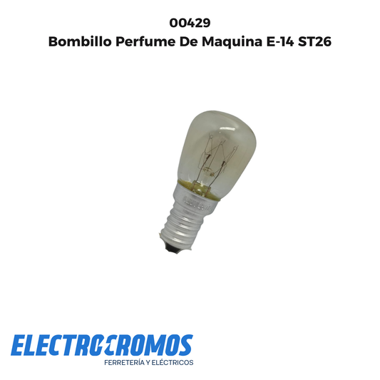 Bombillo Perfume De Maquina E-14 ST26