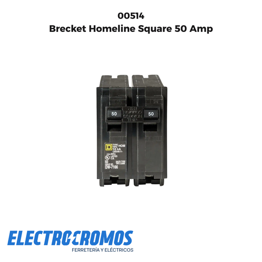 Brecket Homeline Square 50 Amp