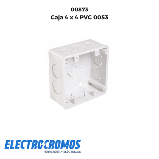 Caja 4 x 4 PVC 0053