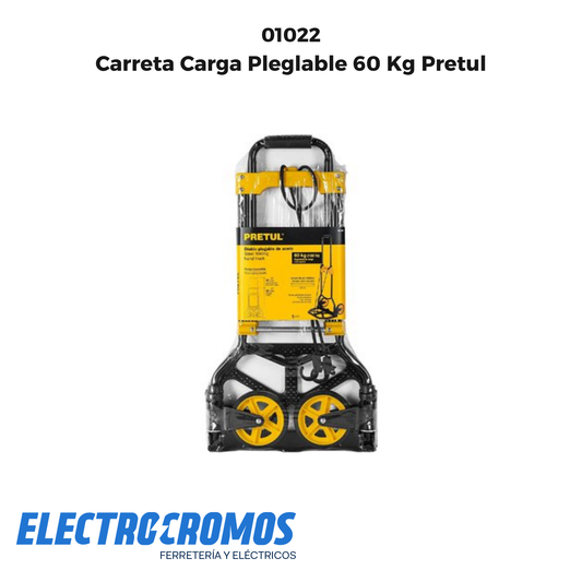Carreta Carga Pleglable 60 Kg Pretul