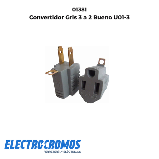 Convertidor Gris 3 a 2 Bueno U01-3