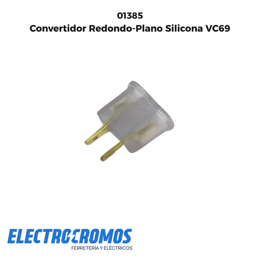 Convertidor Redondo-Plano Silicona VC69