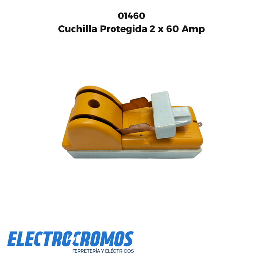 Cuchilla Protegida 2 x 60 Amp