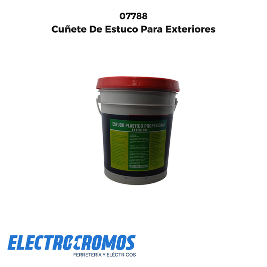 Cuñete De Estuco Para Exteriores
