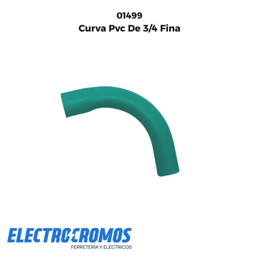 Curva Pvc De 3/4 Fina