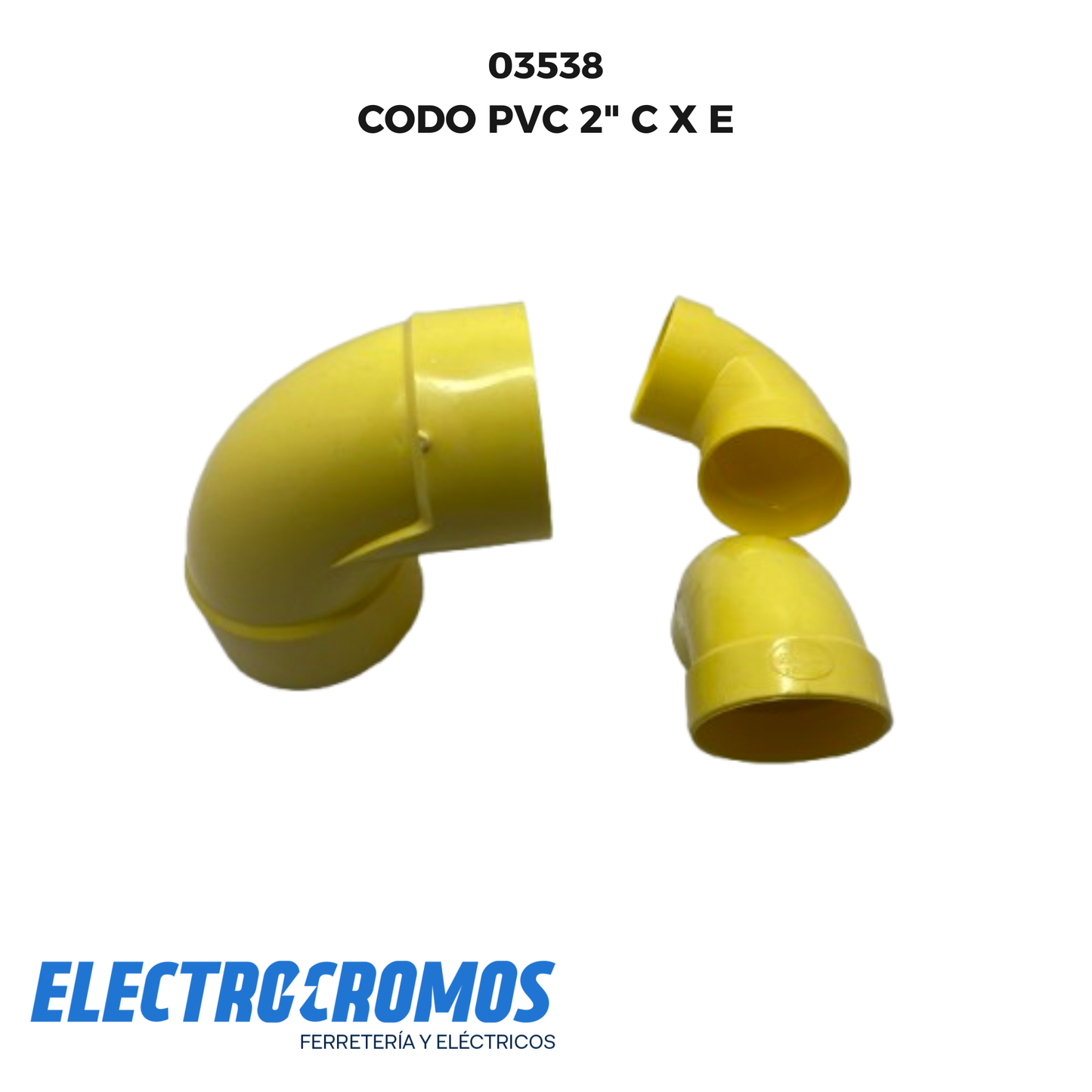 CODO PVC 2" C X E