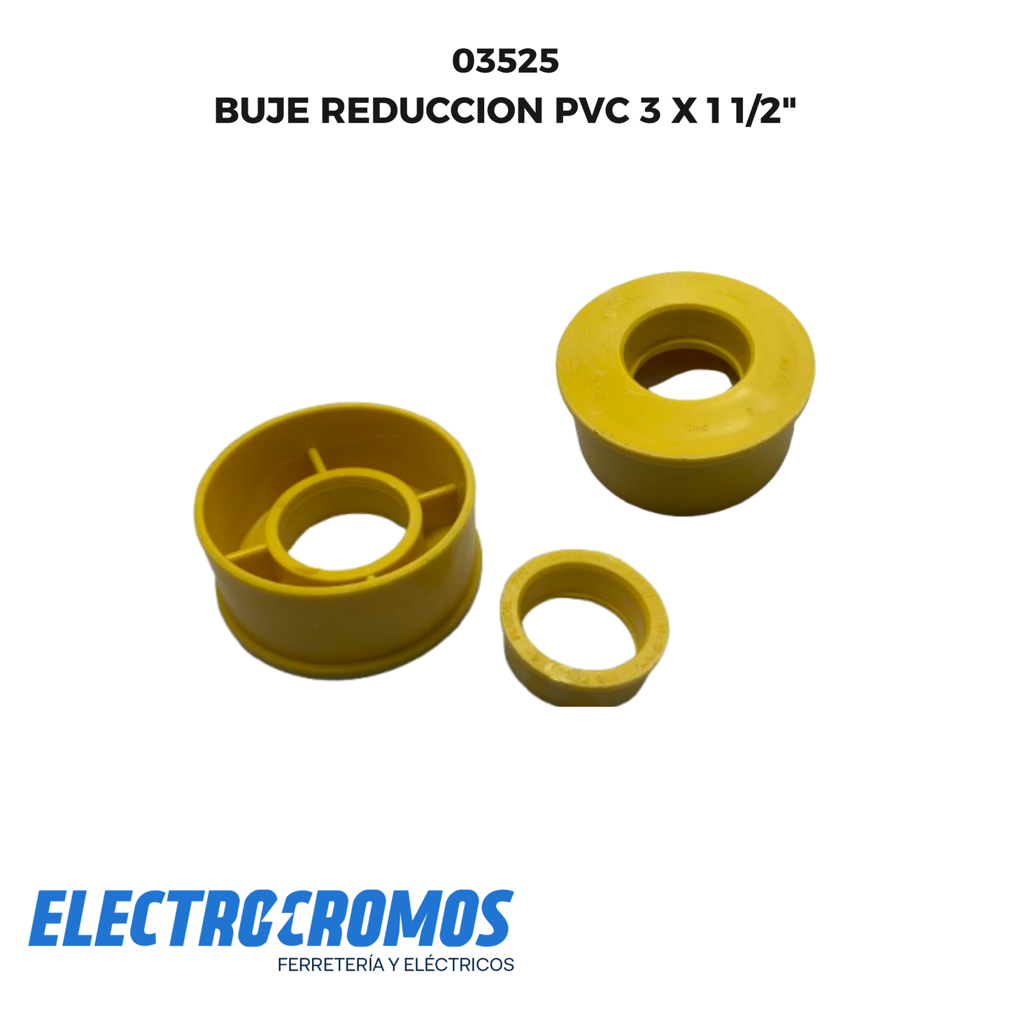 BUJE REDUCCION PVC 3 X 1 1/2