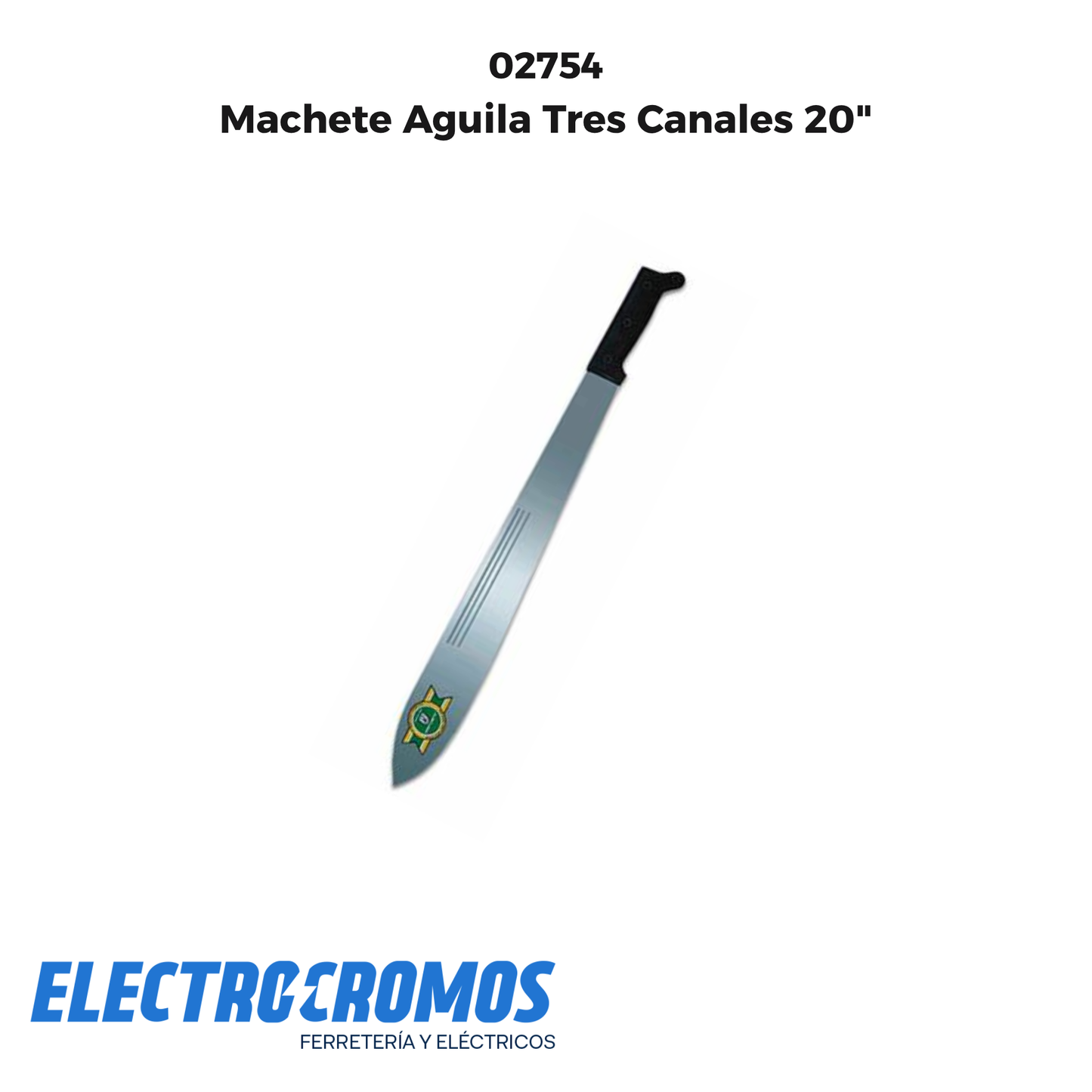 Machete Aguila Tres Canales 20"