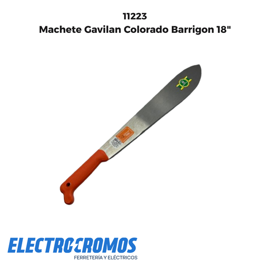 Machete Gavilan Colorado Barrigon 18"