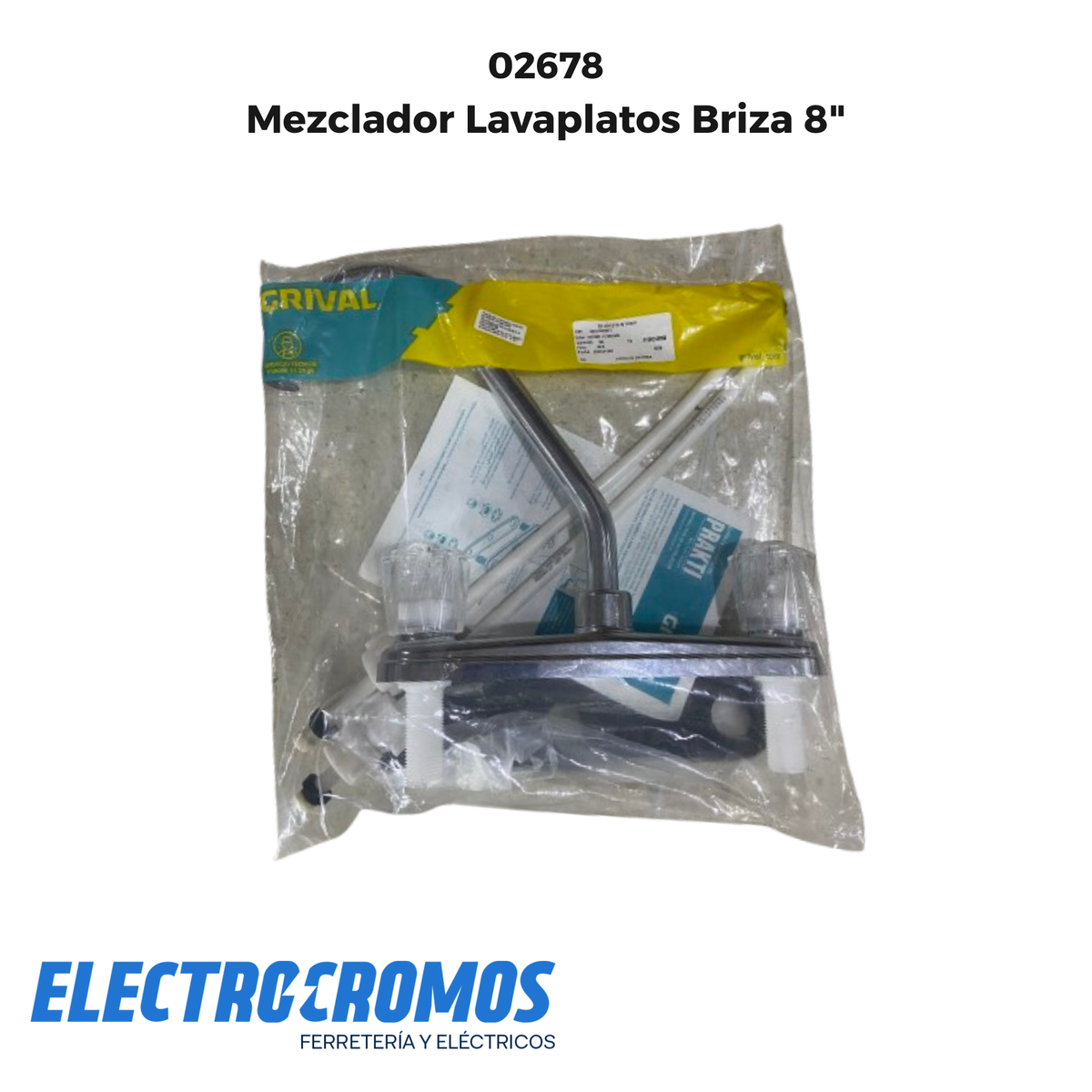 Mezclador Lavaplatos Briza 8"