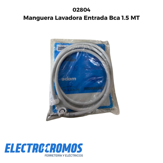 Manguera Lavadora Entrada Bca 1.5 MT