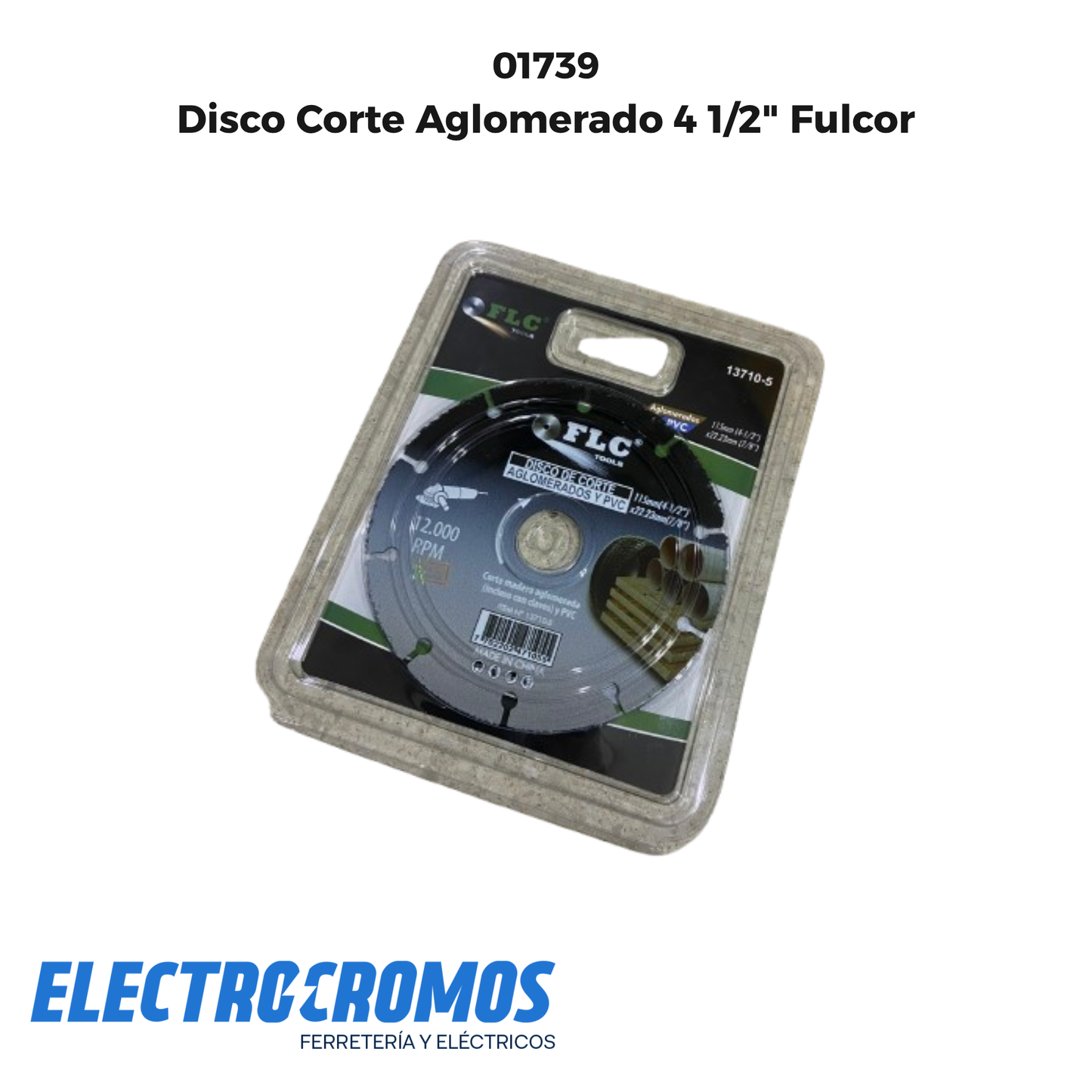 Disco Corte Aglomerado 4 1/2" Fulcor