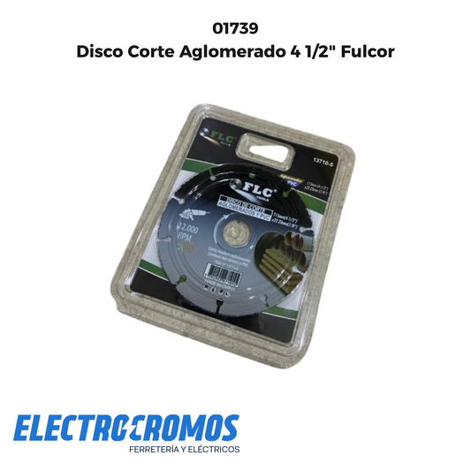Disco Corte Aglomerado 4 1/2" Fulcor