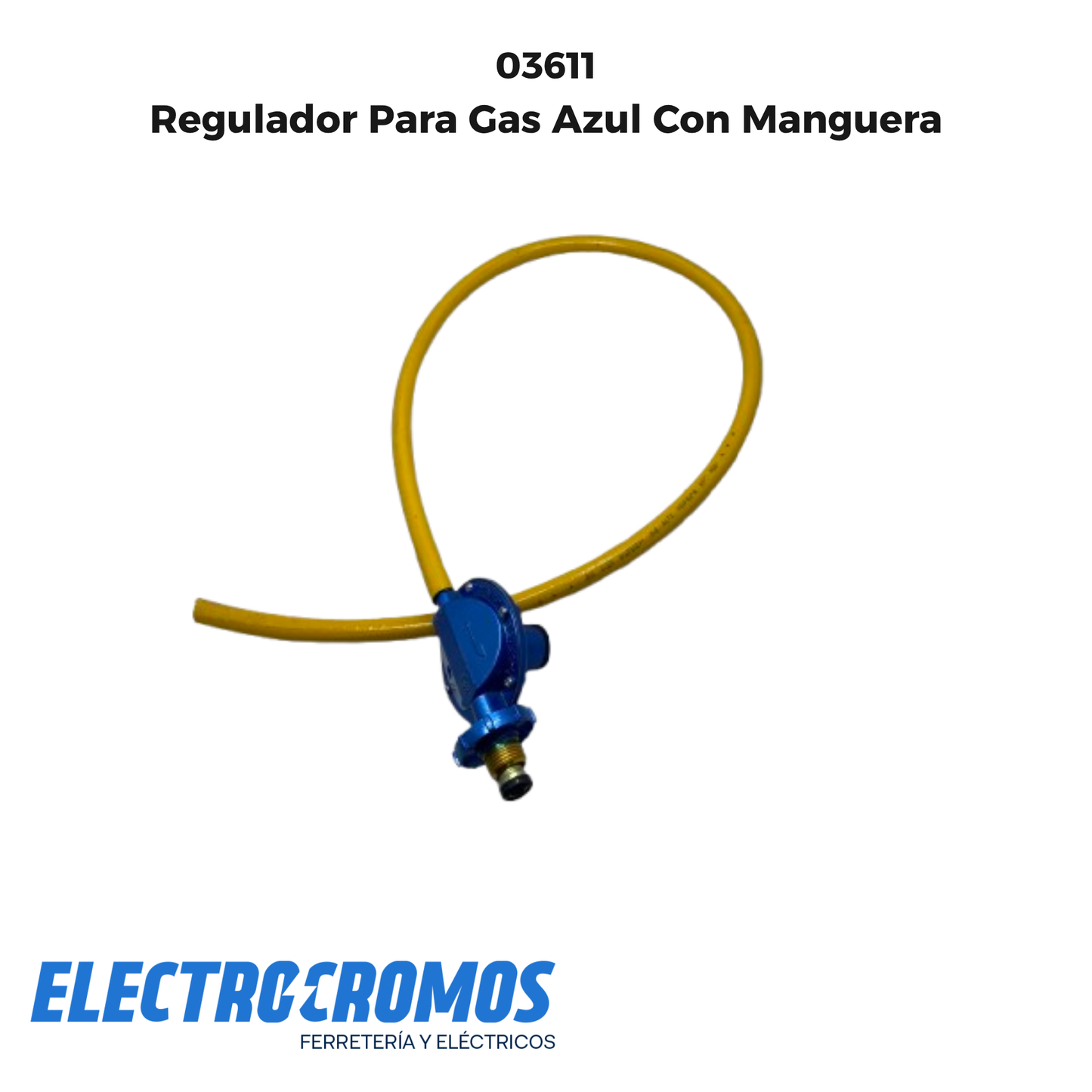 Regulador Para Gas Azul Con Manguera