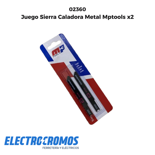 Juego Sierra Caladora Metal Mptools x2