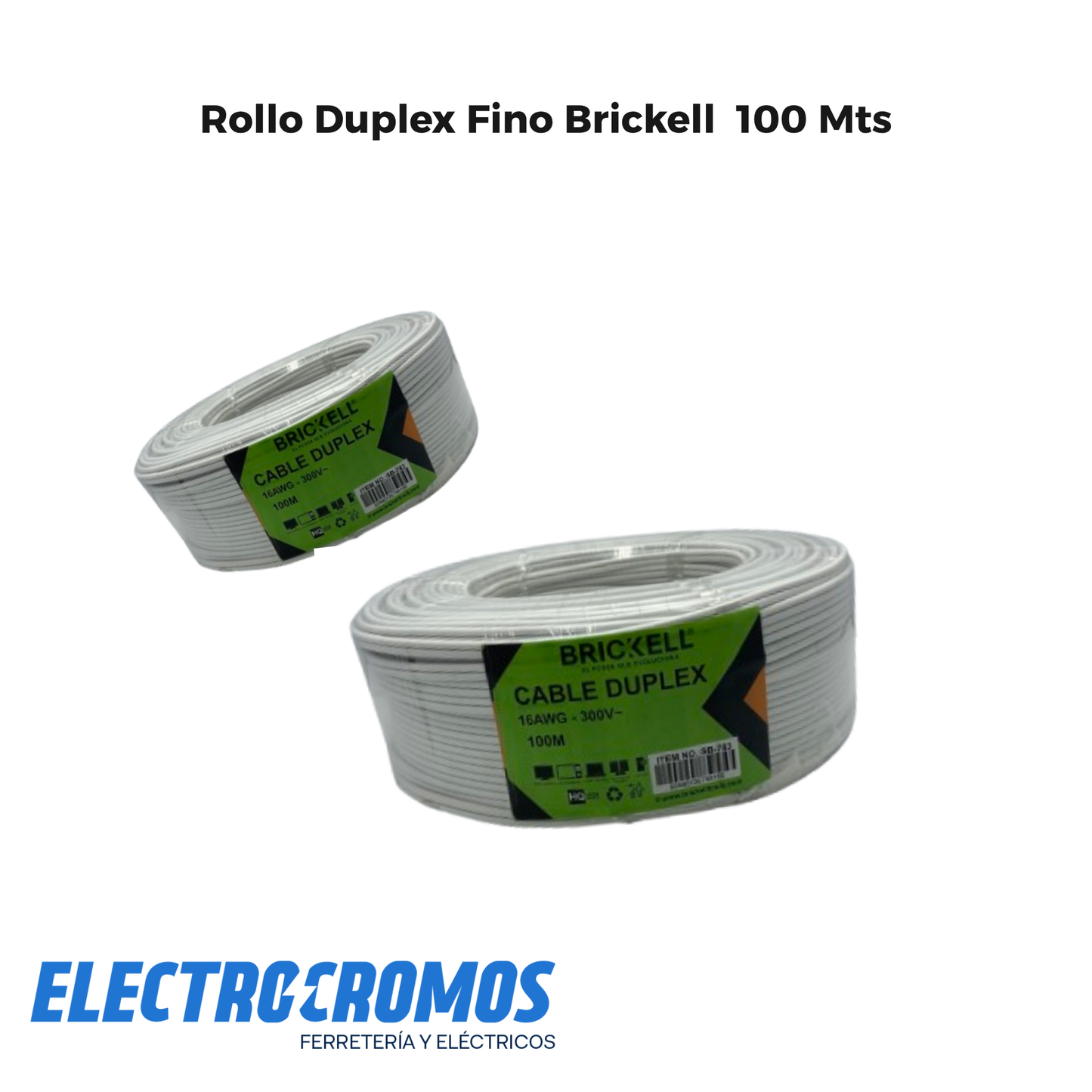 Rollo Duplex Fino Brickell  100 Mts