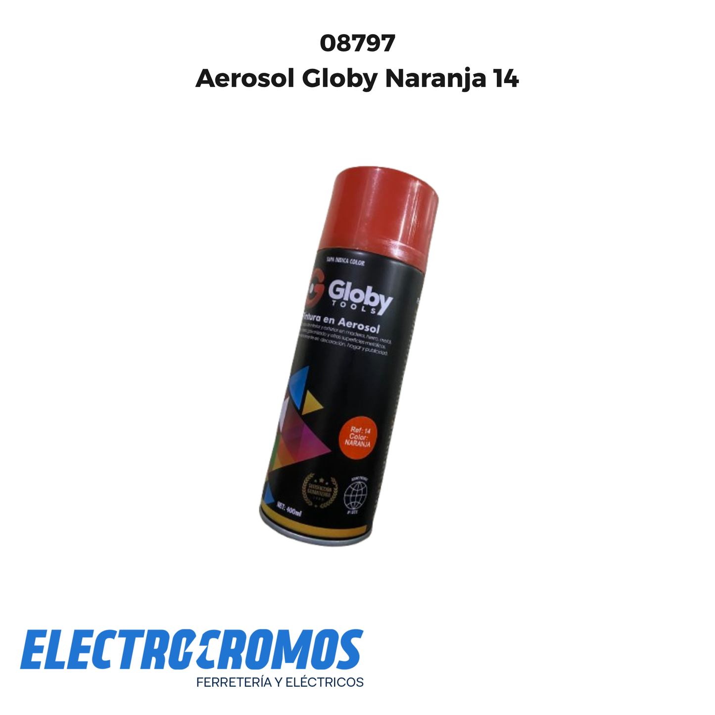 Aerosol Globy Naranja 14