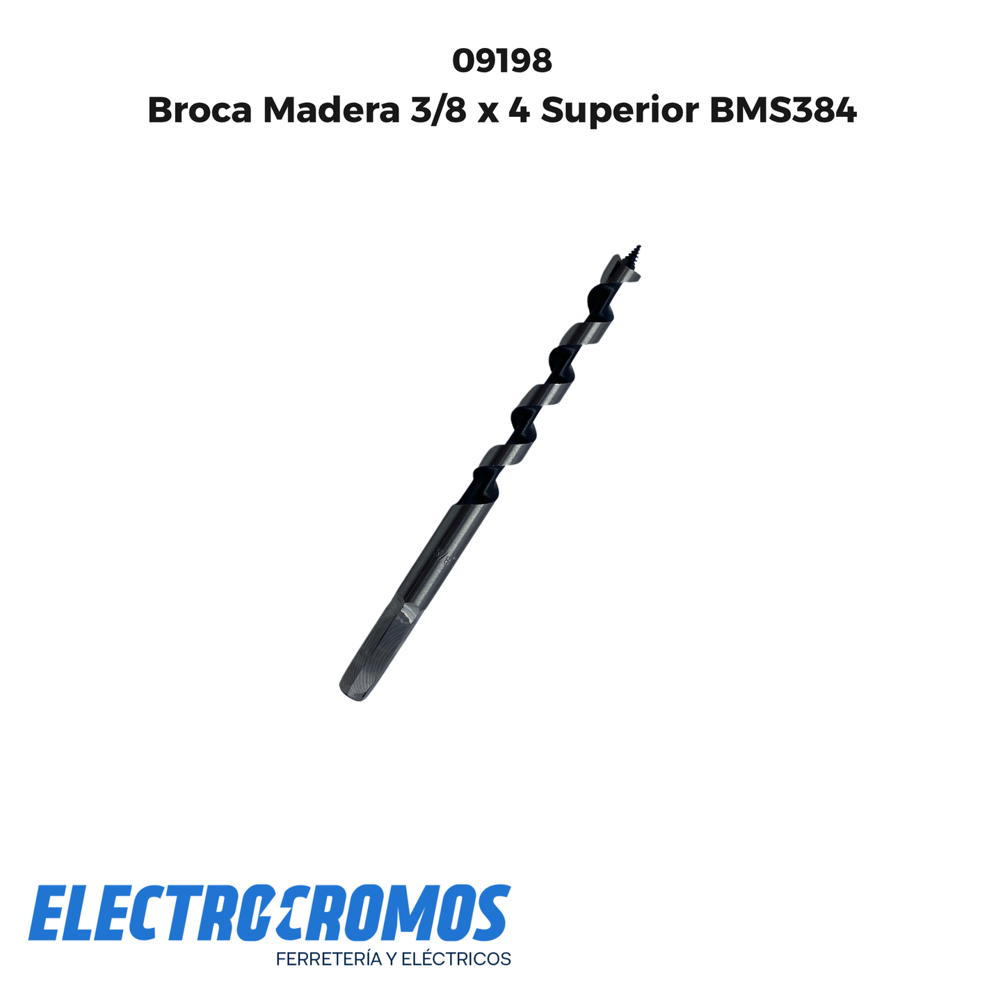 Broca Madera 3/8 x 4 Superior BMS384
