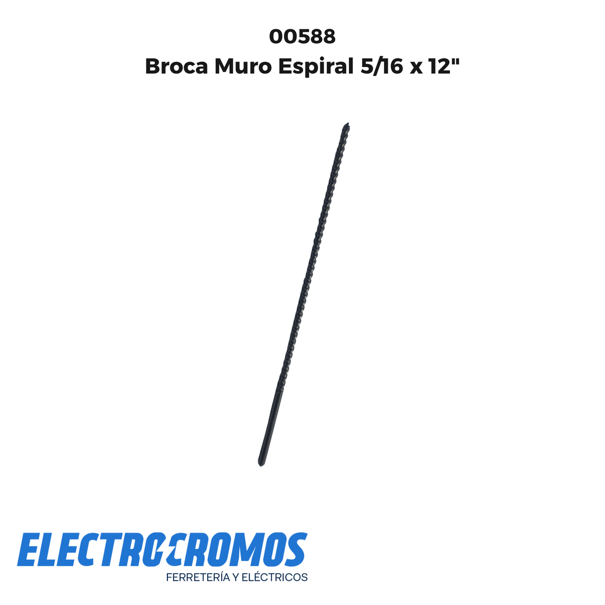 Broca Muro Espiral 5/16 x 12"