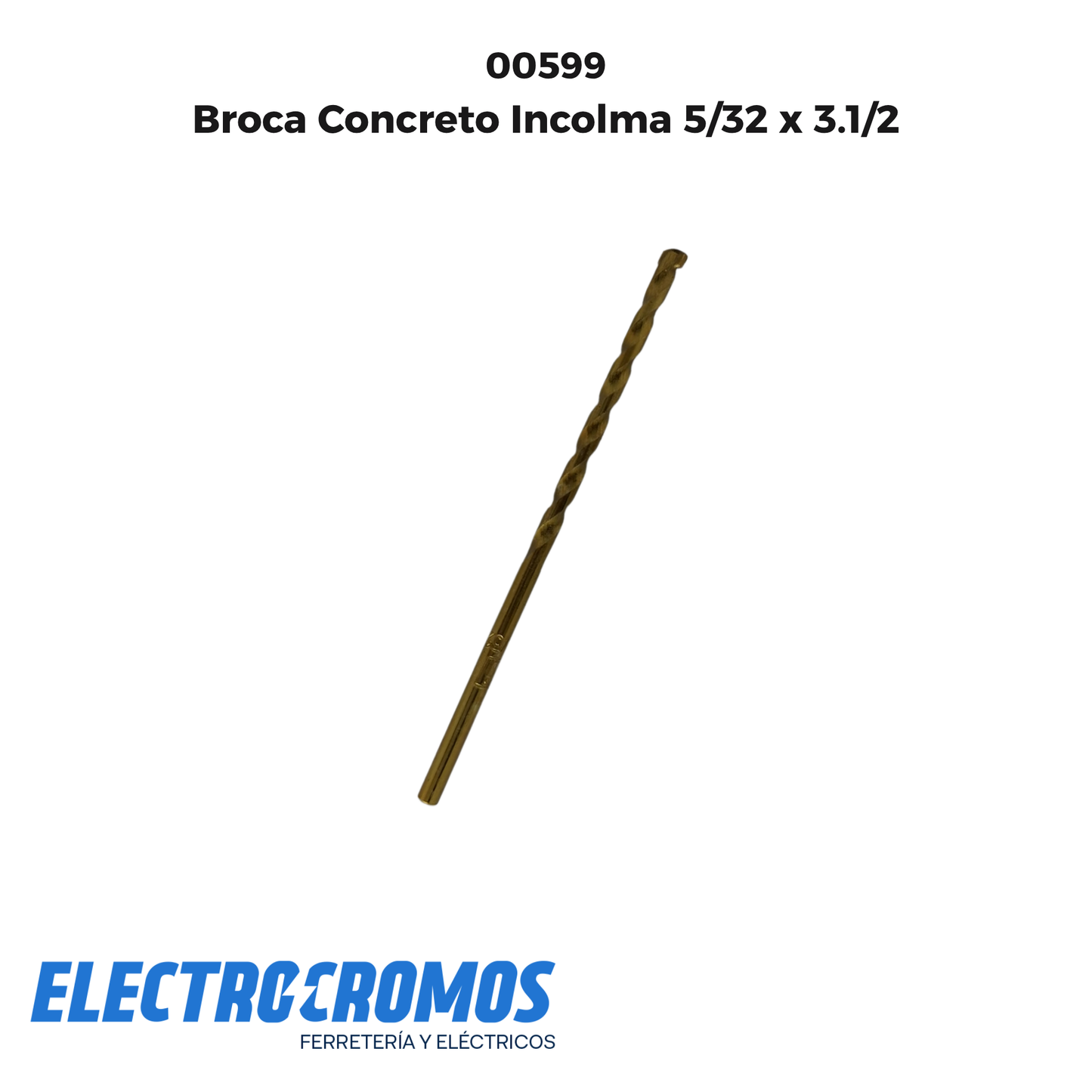 Broca Concreto Incolma 5/32 x 3.1/2