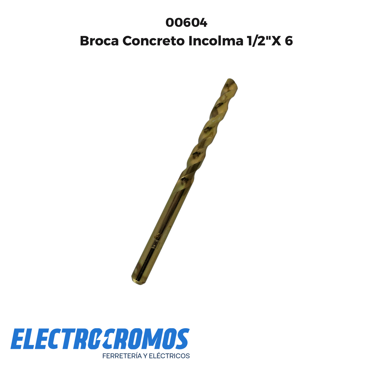Broca Concreto Incolma 1/2"X 6