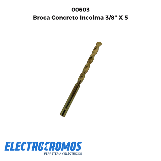 Broca Concreto Incolma 3/8" X 5