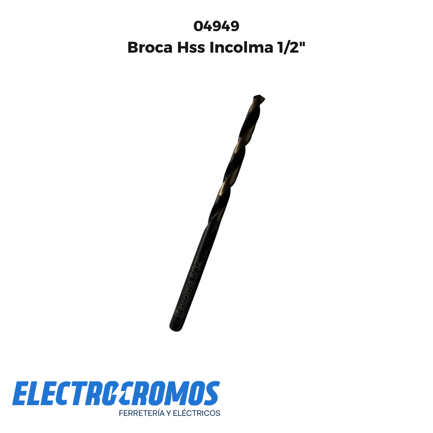 Broca Hss Incolma 1/2"
