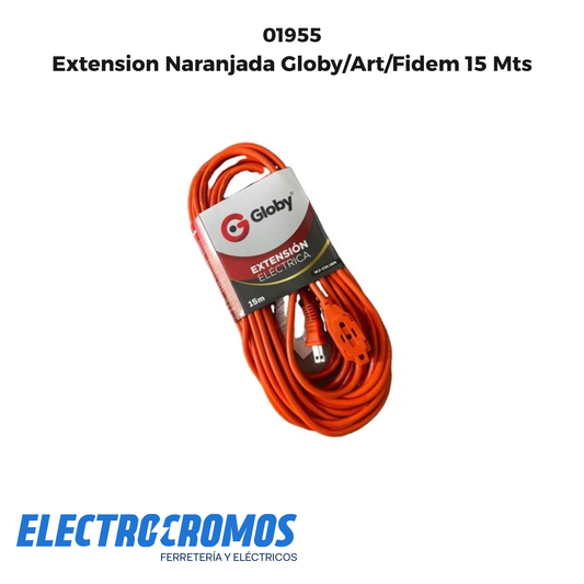 Extension Naranjada Globy/Art/Fidem 15 Mts