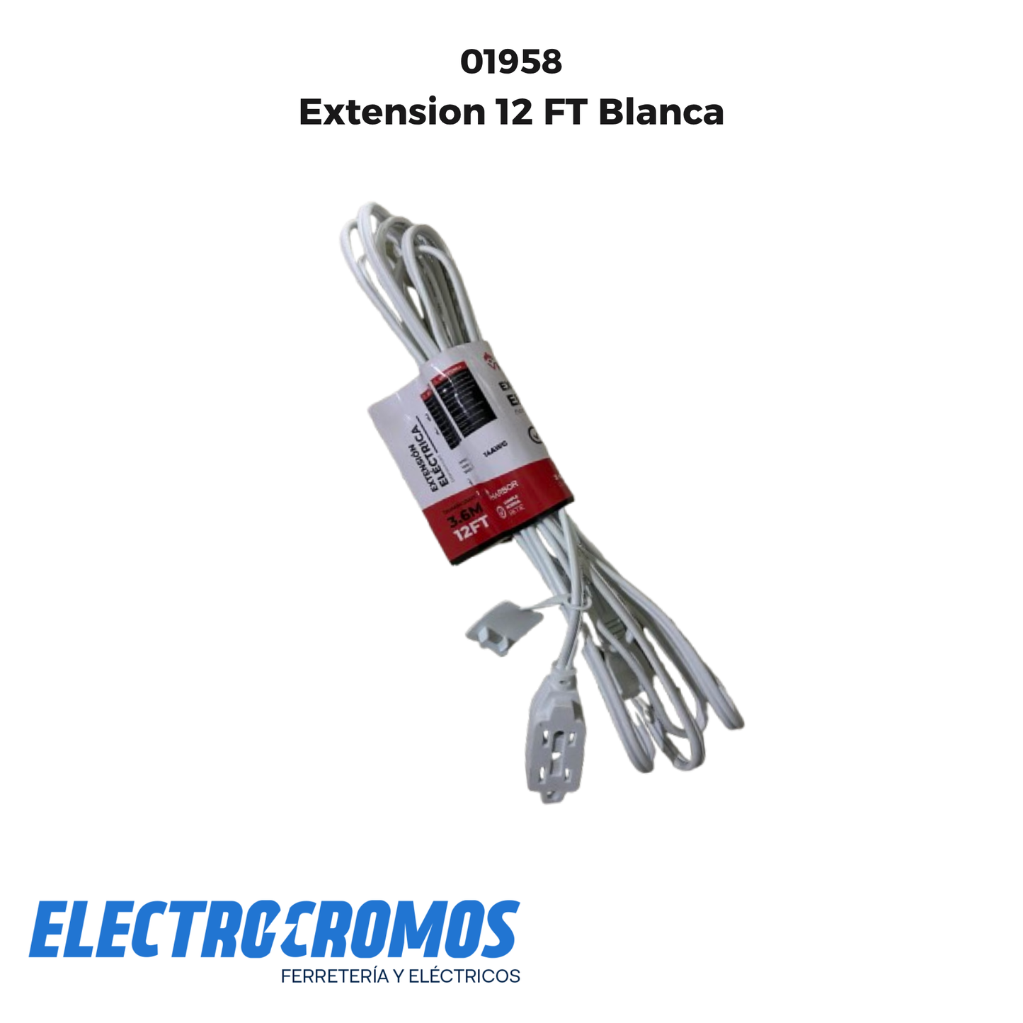 Extension 12 FT Blanca
