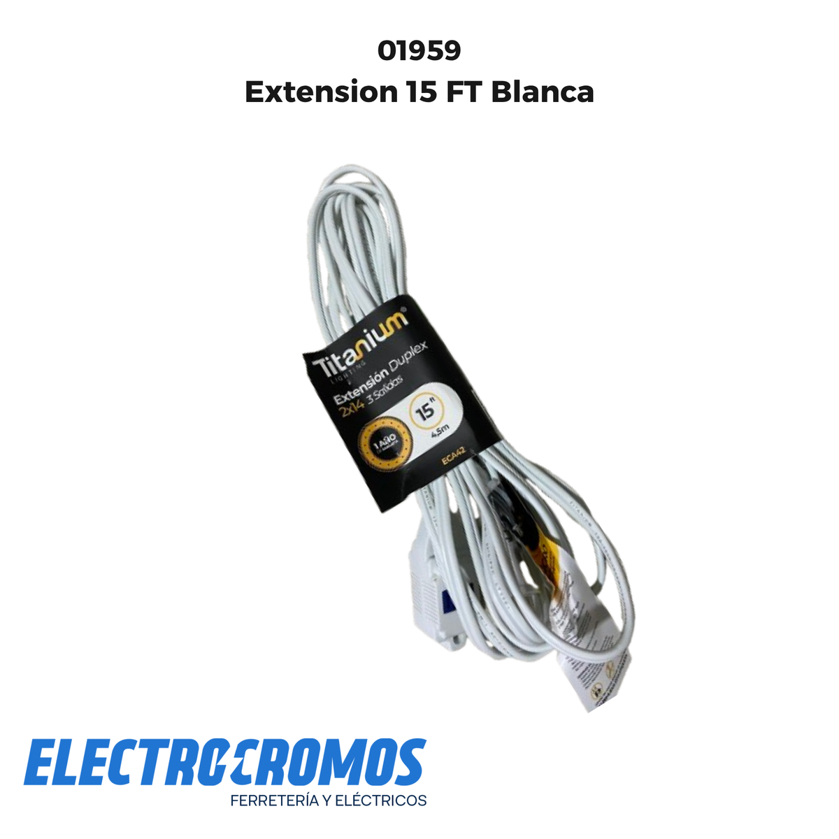 Extension 15 FT Blanca