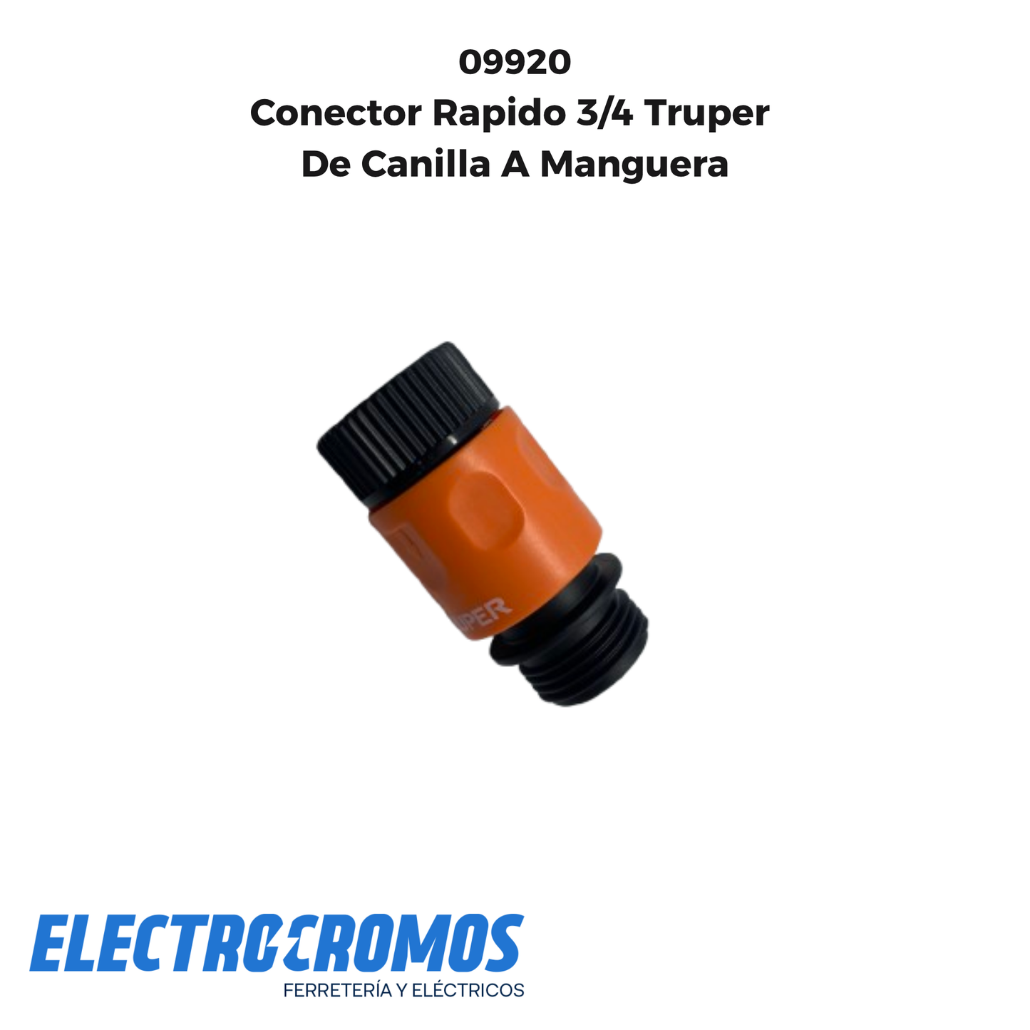Conector Rapido 3/4 Truper 12724