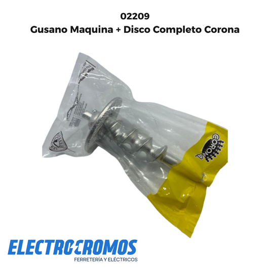 Gusano Maquina + Disco Completo Corona