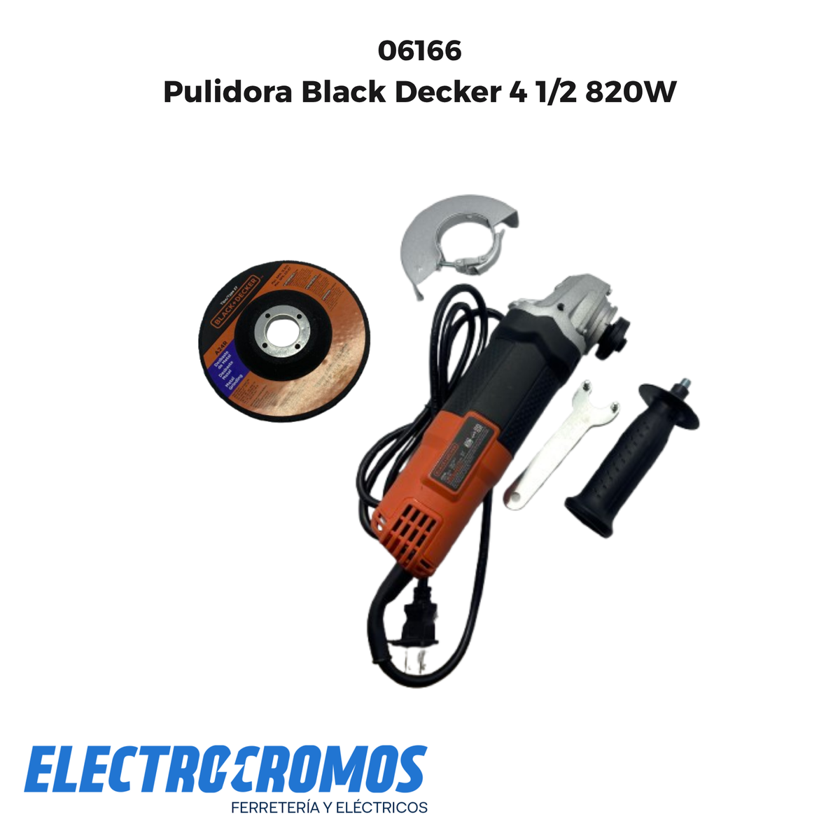 Pulidora Black Decker 4 1/2 820W