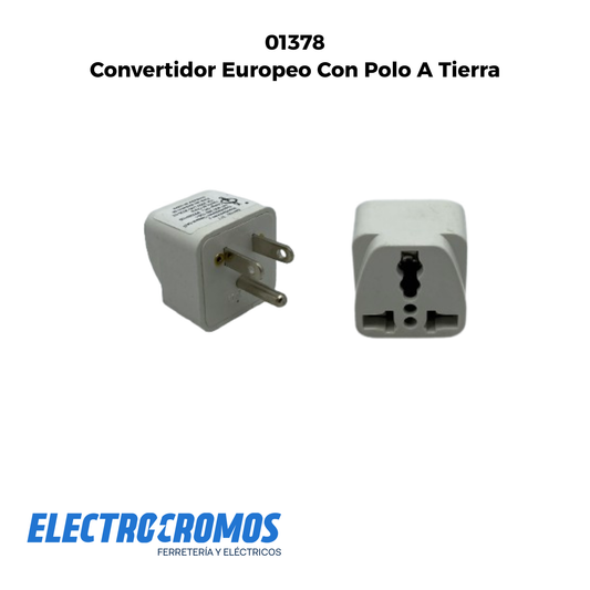 Convertidor Europeo Con Polo A Tierra